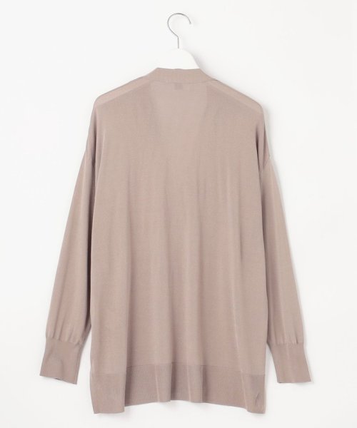 J.PRESS LADIES（LARGE SIZE）(J．プレス　レディス（大きいサイズ）)/【WEB限定カラーあり・洗える】SILKY RAYON STRETCH カーディガン/img10