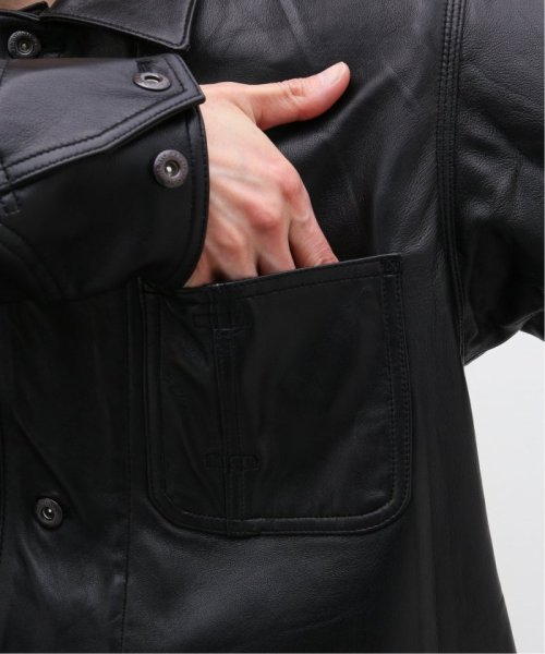 EDIFICE(エディフィス)/【Schott / ショット】LAMB LEATHER COVERALL JACKET/img09