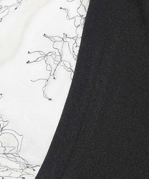 SHOO・LA・RUE　DRESKIP(シューラルー／ドレスキップ)/【七分袖】一枚で決まる お袖レースドッキングワンピース/img04
