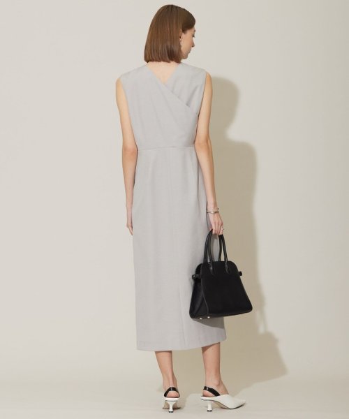 【接触冷感・UVケア・撥水・洗える】 LooseWeave ノースリーブワンピース 