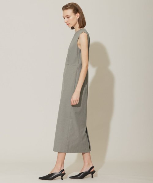 【接触冷感・UVケア・撥水・洗える】 LooseWeave ノースリーブワンピース 