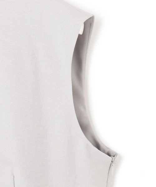 【接触冷感・UVケア・撥水・洗える】 LooseWeave ノースリーブワンピース 