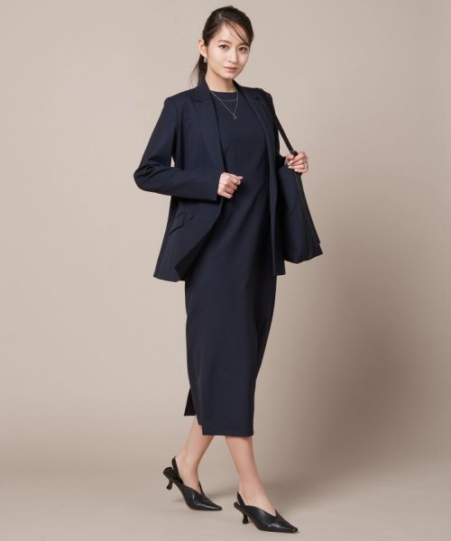 【接触冷感・UVケア・撥水・洗える】 LooseWeave ノースリーブワンピース 