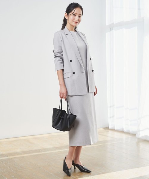 【接触冷感・UVケア・撥水・洗える】 LooseWeave ノースリーブワンピース 