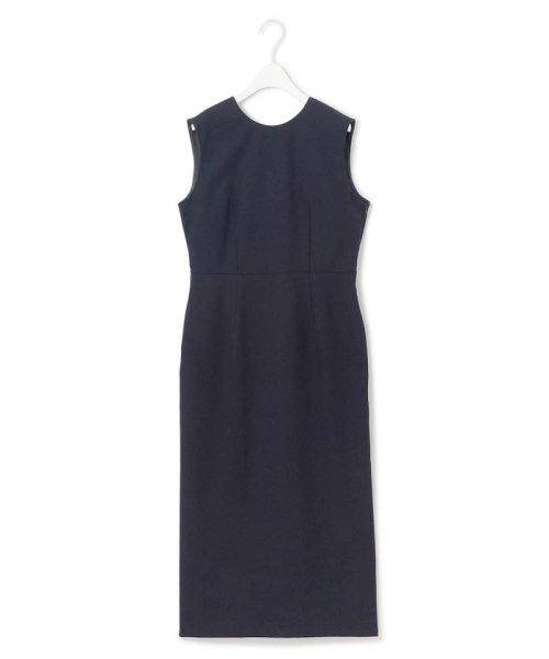 【接触冷感・UVケア・撥水・洗える】 LooseWeave ノースリーブワンピース 