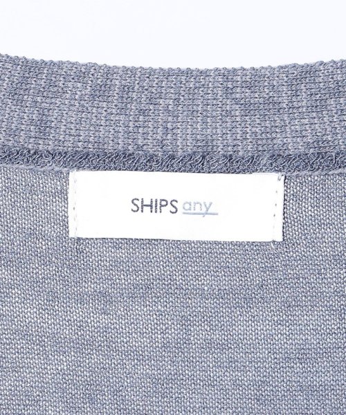 SHIPS any MEN(シップス　エニィ　メン)/SHIPS any: 〈手洗い可能〉ハイゲージ リネンミックス サマー ニット カーディガン 24SS◇/img33