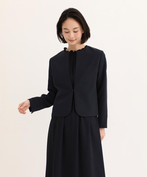 ノーカラージャケット 