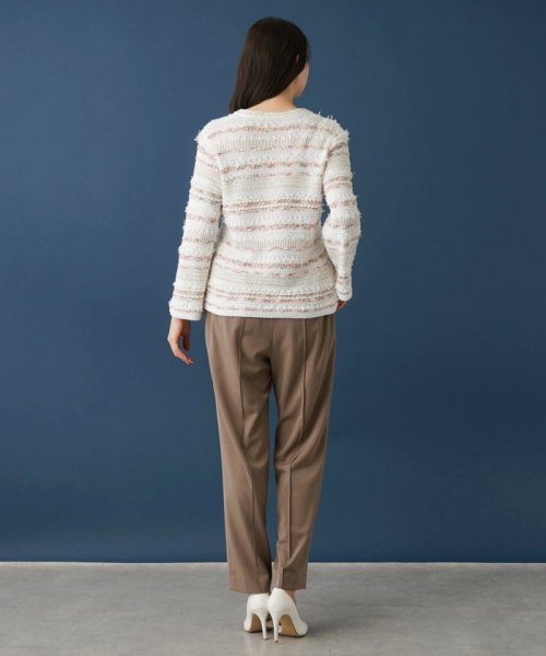 Vネックニットプルオーバー 