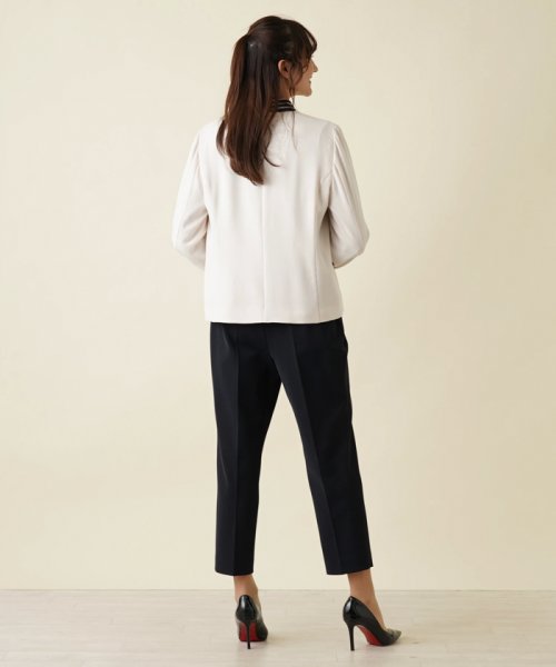 ノーカラージャケット 