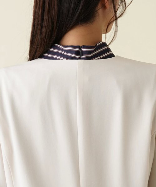 ノーカラージャケット 