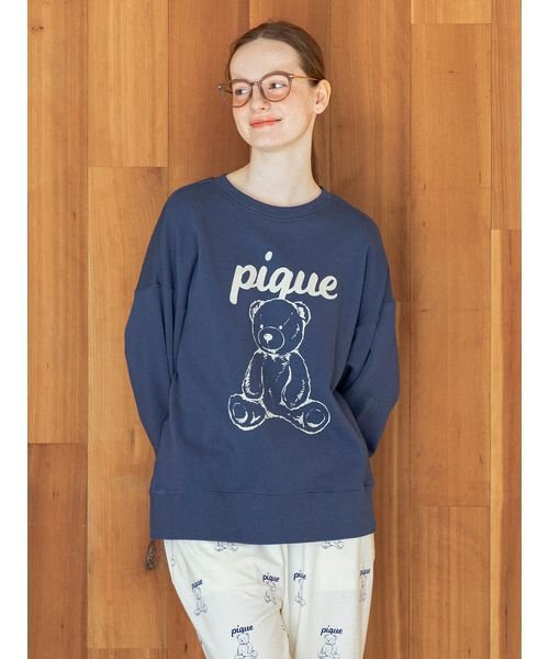 gelato pique(gelato pique)/【UNISEX】裏毛ワンポイントプルオーバー/img30