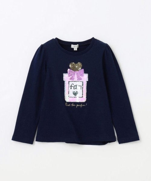 anyFAM（KIDS）(エニファム（キッズ）)/ミラクルスパンコール 長袖 Tシャツ/img25