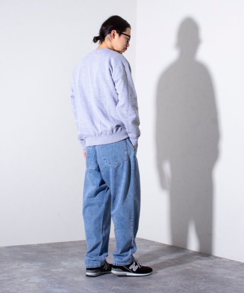 【限定展開】【GLOSTER/グロスター】デニムワイドパンツ イージーテーパードパンツー 人気・おすすめ｜使いやすい・旅行におすすめ セール中 全国発送 即出荷モデル