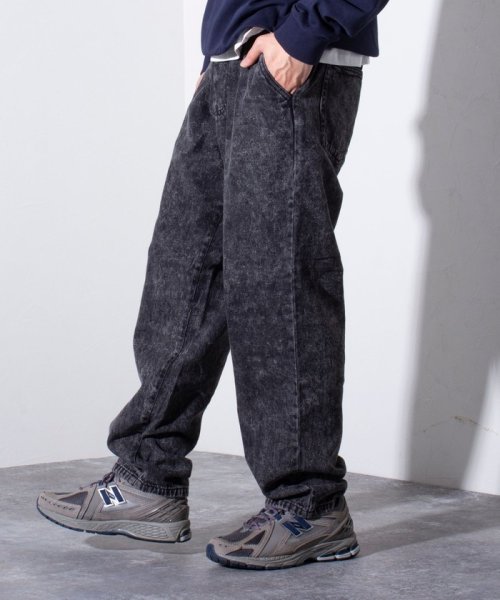 【限定展開】【GLOSTER/グロスター】デニムワイドパンツ イージーテーパードパンツー 人気・おすすめ｜使いやすい・旅行におすすめ セール中 全国発送 即出荷モデル