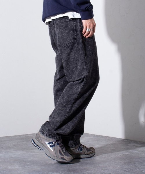 【限定展開】【GLOSTER/グロスター】デニムワイドパンツ イージーテーパードパンツー 人気・おすすめ｜使いやすい・旅行におすすめ セール中 全国発送 即出荷モデル