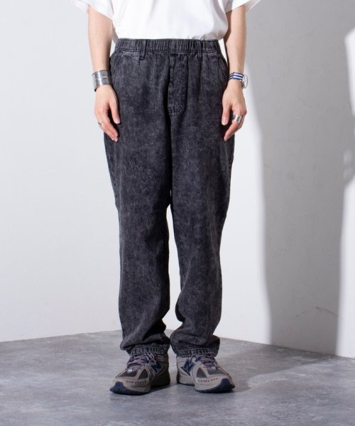 【限定展開】【GLOSTER/グロスター】デニムワイドパンツ イージーテーパードパンツー 人気・おすすめ｜使いやすい・旅行におすすめ セール中 全国発送 即出荷モデル