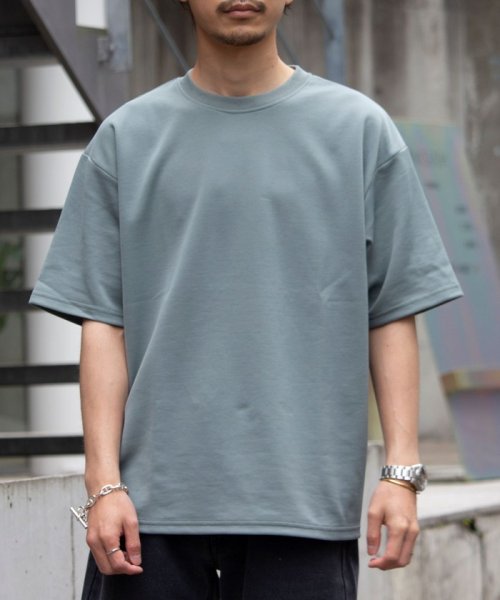 GLOSTER(GLOSTER)/【限定展開】【GLOSTER/グロスター】ハイポンチ ビッグシルエット ドレープ半袖Tシャツ/img32