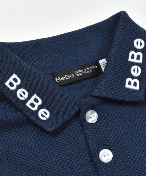 BeBe(ベベ)/カノコロゴ刺しゅう襟ポロシャツ(90~150cm)/img13