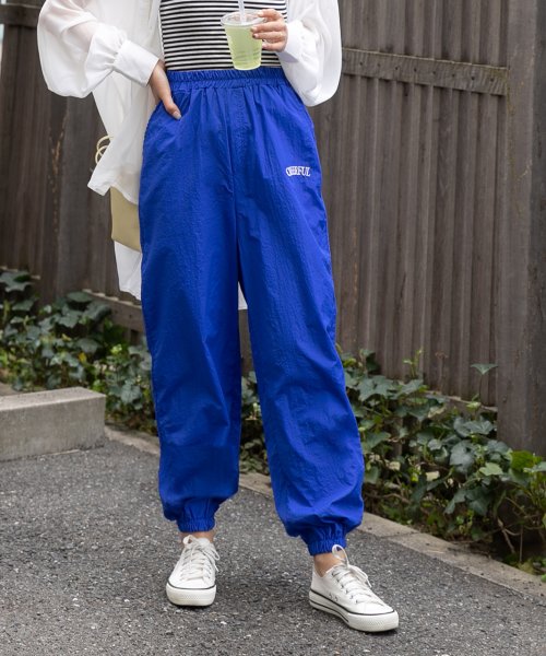 ad thie(アドティエ)/ナイロンパンツ シャカパン 刺繍 ロゴ ゴム ワッシャー加工 夏服 夏/img11