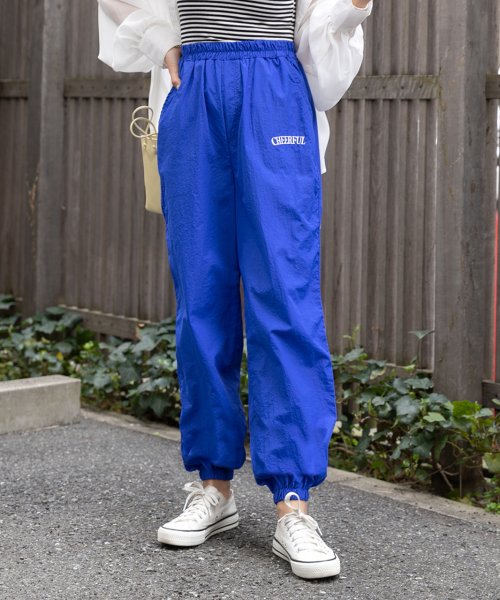 ad thie(アドティエ)/ナイロンパンツ シャカパン 刺繍 ロゴ ゴム ワッシャー加工 夏服 夏/img13