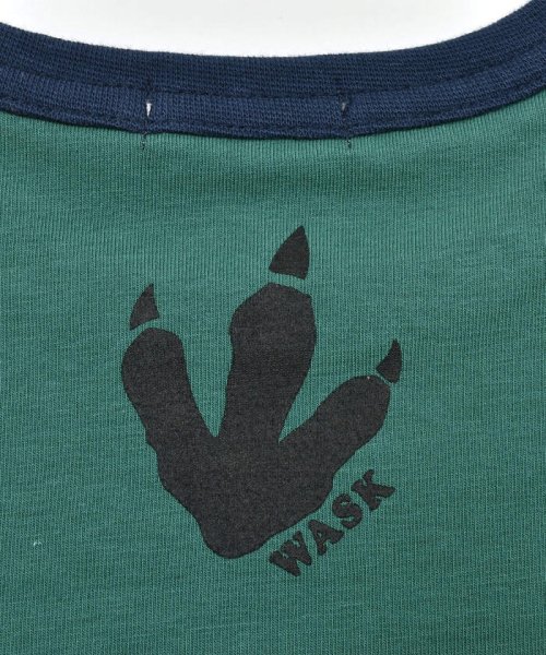 WASK(ワスク)/【抗菌防臭】恐竜蓄光プリントリンガー天竺Tシャツ(100~160cm)/img20