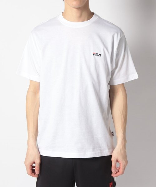 FILA（Casual Men）(フィラ（カジュアル　メンズ）)/【カジュアルウェア】 天竺 ワンポイント半袖Tシャツ メンズ/img01