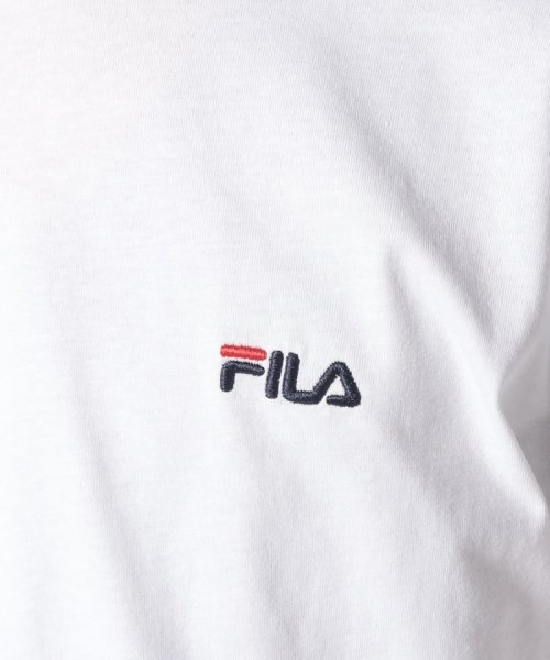 FILA（Casual Men）(フィラ（カジュアル　メンズ）)/【カジュアルウェア】 天竺 ワンポイント半袖Tシャツ メンズ/img06