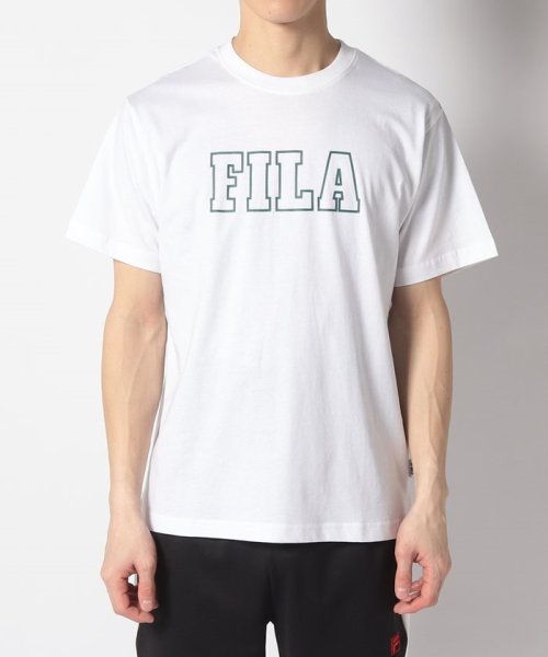 FILA（Casual Men）(フィラ（カジュアル　メンズ）)/【カジュアルウェア】 天竺 プリント半袖Tシャツ メンズ/img01