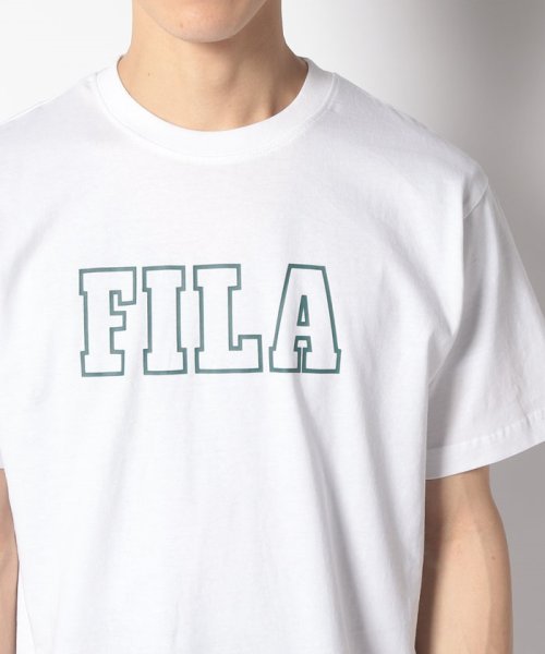 FILA（Casual Men）(フィラ（カジュアル　メンズ）)/【カジュアルウェア】 天竺 プリント半袖Tシャツ メンズ/img04