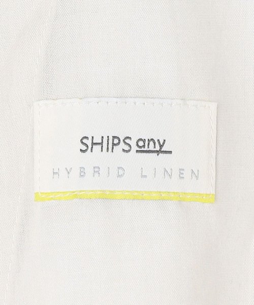 SHIPS any MEN(シップス　エニィ　メン)/SHIPS any: 〈接触冷感・ストレッチ・遮熱等〉ハイブリッドリネン 2タック セミワイド パンツ (セットアップ対応)◇/img32