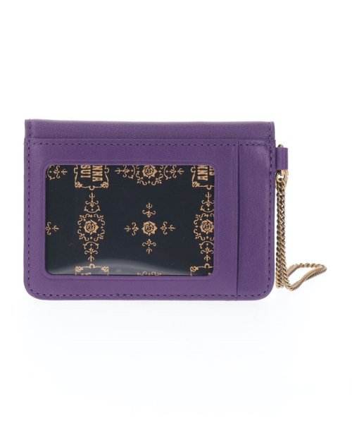 ヴィンテージボタン 2面パスケース 