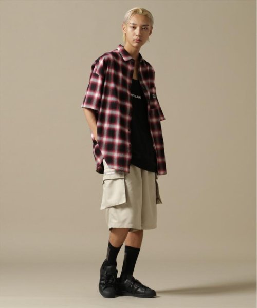 LHP(エルエイチピー)/WHITELAND/OWL/OMBRE CHECK S/S SHIRT/img25