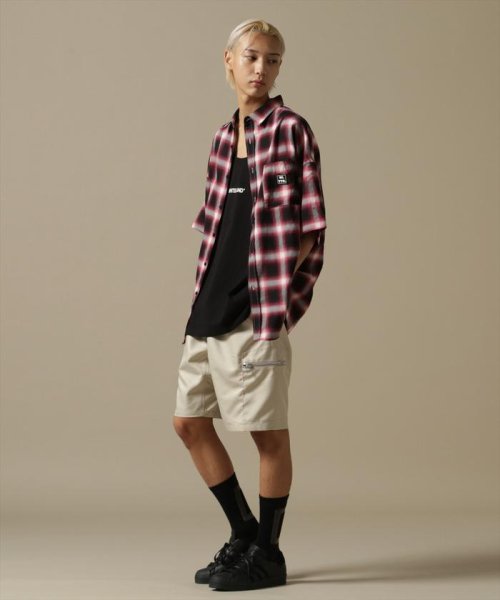 LHP(エルエイチピー)/WHITELAND/OWL/OMBRE CHECK S/S SHIRT/img27