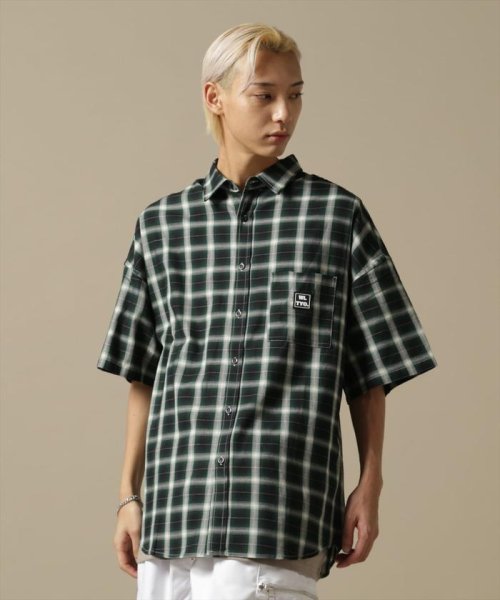 LHP(エルエイチピー)/WHITELAND/OWL/OMBRE CHECK S/S SHIRT/img32