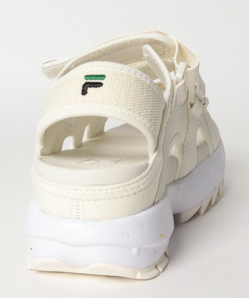 FILA（Shoes）(フィラ（シューズ）)/DISRUPOTR SD PUFFY GRN－PHILIA/ディスラプター SD パフィー グリーン フィリア 厚底カジュアルサンダル  / オフホワイト/img02