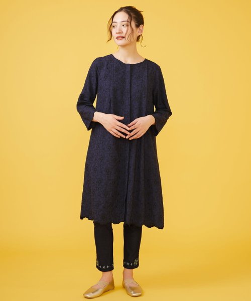 Floracion 刺繍ワンピース 