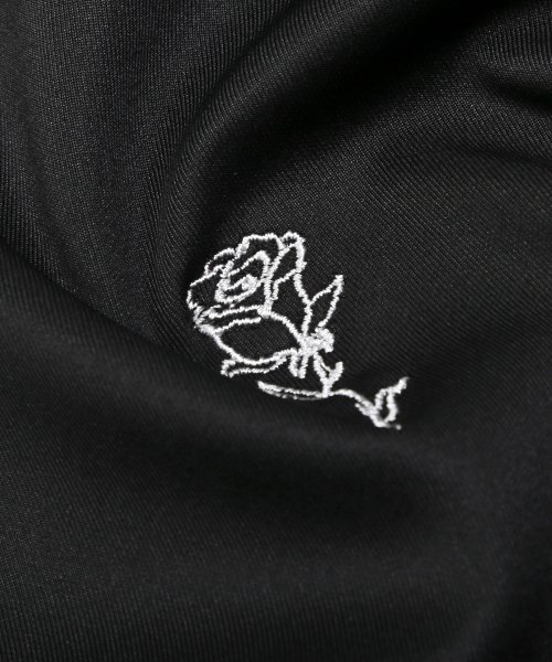 LUXSTYLE(ラグスタイル)/ニットテープライン薔薇刺繍トラックジャケット/トラックジャケット メンズ ジャージ サイドライン 刺繍 薔薇/img21