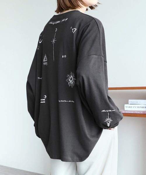 reca(レカ)/タトゥーデザインプリントTシャツ(R24111－k)/img04