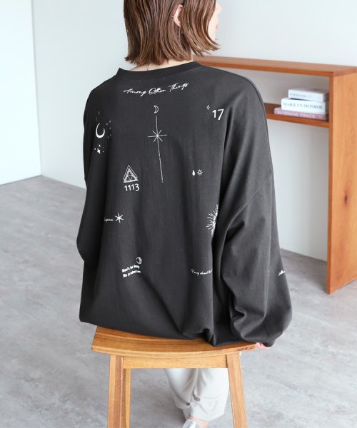 reca(レカ)/タトゥーデザインプリントTシャツ(R24111－k)/img06