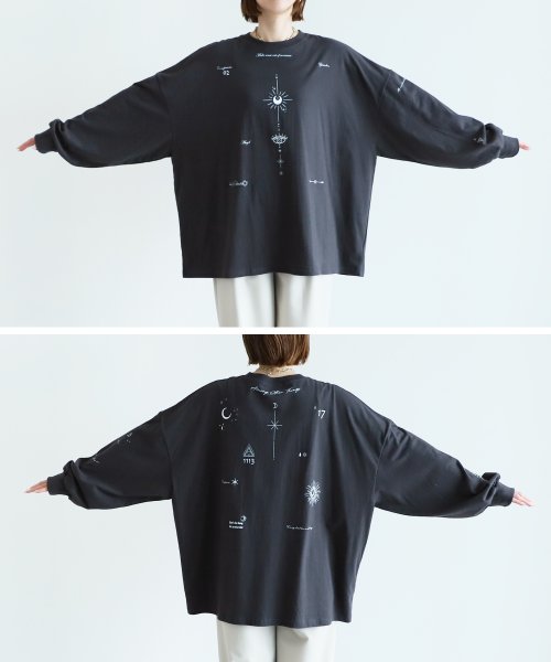 reca(レカ)/タトゥーデザインプリントTシャツ(R24111－k)/img17
