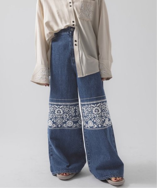 【KIARIS vintage＆closet×JS】 エンブロイダリーパンツ KIARIS vintage＆closet×JS JOURNAL