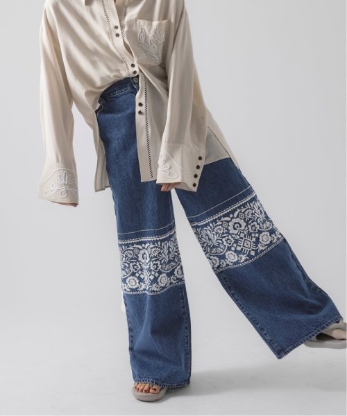 【KIARIS vintage＆closet×JS】 エンブロイダリーパンツ KIARIS vintage＆closet×JS JOURNAL