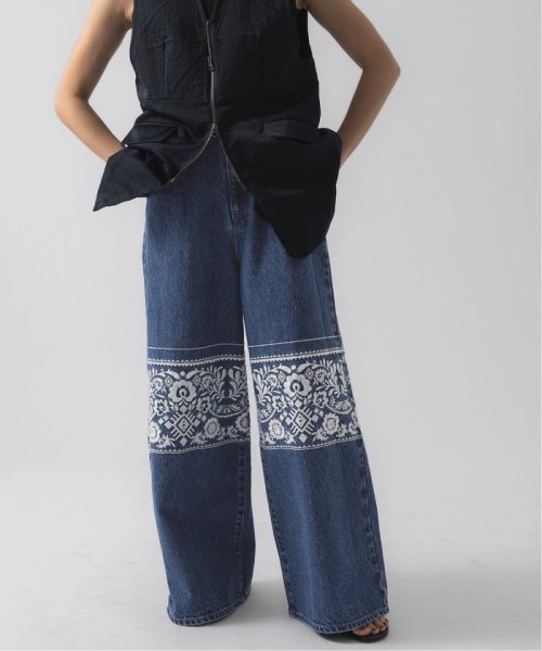 【KIARIS vintage＆closet×JS】 エンブロイダリーパンツ KIARIS vintage＆closet×JS JOURNAL