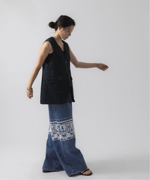 【KIARIS vintage＆closet×JS】 エンブロイダリーパンツ KIARIS vintage＆closet×JS JOURNAL