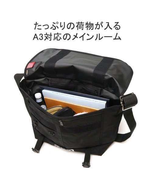 Manhattan Portage(マンハッタンポーテージ)/マンハッタンポーテージ メッセンジャーバッグ 大きい 防水 B4 大容量 Manhattan Portage ブランド 軽量 軽い ナイロン MP1615PS/img06