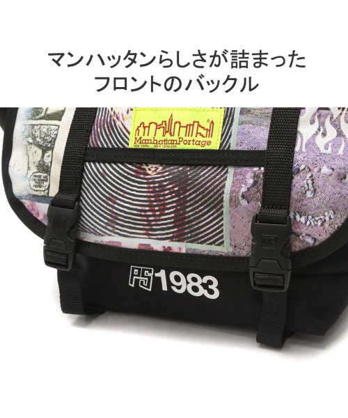 Manhattan Portage(マンハッタンポーテージ)/マンハッタンポーテージ メッセンジャーバッグ 防水 B5 Manhattan Portage 小さい ブランド 軽量 カジュアル ブラック MP1605JRPS/img09