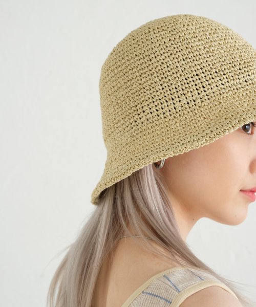 PAL OUTLET(パル　アウトレット)/【Kastane】HAND KNITTING PAPER HAT/img04