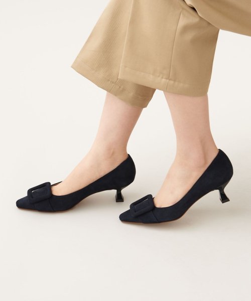 スクエアラップバックル パンプス50↓↑ あらかじめご了承ください