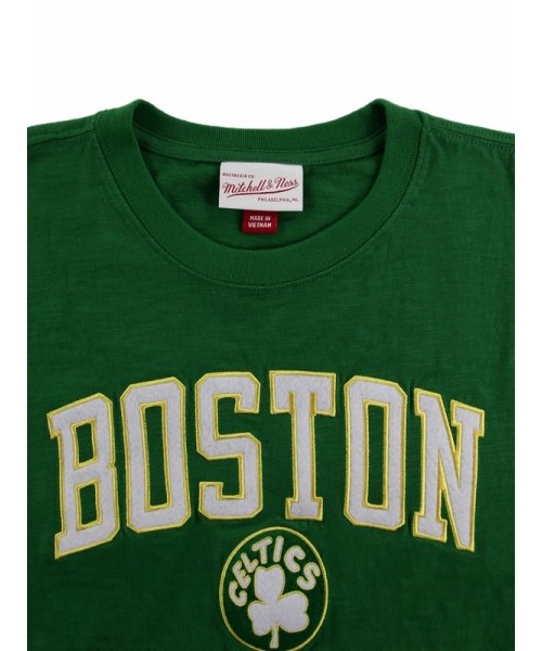 Mitchell & Ness(ミッチェルアンドネス)/セルティックス レジェンダリー スラブ ショートスリーブシャツ NBA LEGENDARY SLUB SS TEE VINTAGE LOGO CELTICS/img02