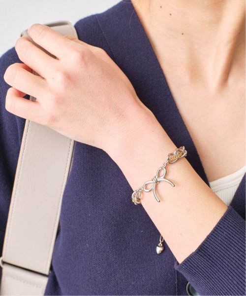 Spick & Span(スピック＆スパン)/【Bijou R.I / ビジューアールアイ】Stitch chain Ribbon Bracelet/img02